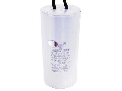 CBB-60 100 µF 450VAC (52x123) 5% с гибкими выводами фото, изображение, тип корпуса CBB-60 100 µF 450VAC (52x123) 5% с гибкими выводами от интернет-магазина komlark.ru