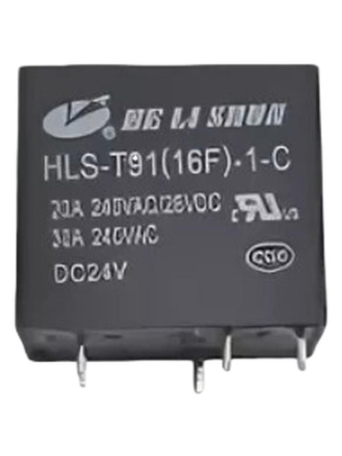 Реле 24V HLS-T91(16F)-1 ток-30A фото, изображение Реле 24V HLS-T91(16F)-1 ток-30A от интернет-магазина komlark.ru