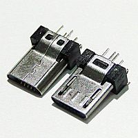 Разъём USB micro B-5PBJ папа