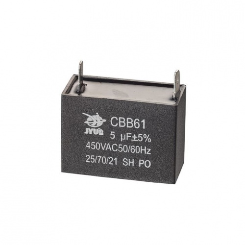 CBB-61 0,5 µF 630VAC (32х09х20) 5% с клеммами от интернет-магазина komlark.ru фото 2