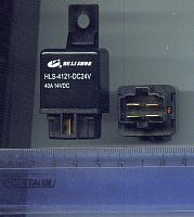 Реле 24V HLS-4121(24VDC)ток-40A