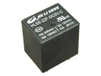 Реле 5V HLS8-22F ток-15A/125V фото, изображение Реле 5V HLS8-22F ток-15A/125V от интернет-магазина komlark.ru
