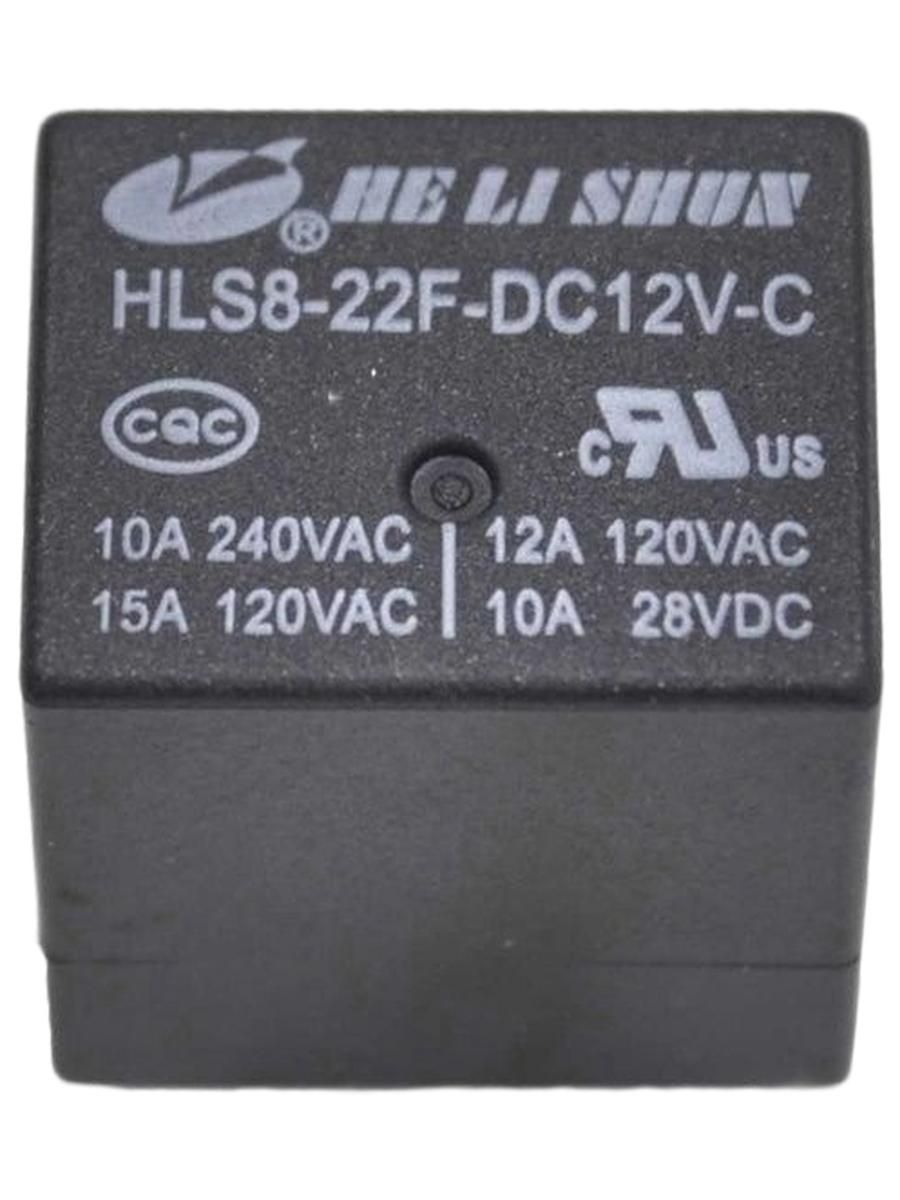 Реле 12V HLS8-22F ток-15A/125V