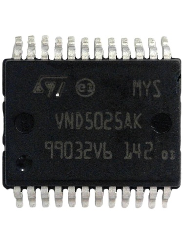 VND 5025AK-E фото, изображение, тип корпуса PowerSSO-24 VND 5025AK-E от интернет-магазина komlark.ru