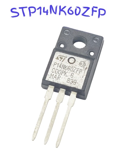 STP14NK60ZFP фото, изображение, тип корпуса TO-220FP-3 STP14NK60ZFP от интернет-магазина komlark.ru