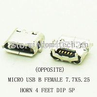  DIP 28 USB micro B female 5,25 4 5pin
