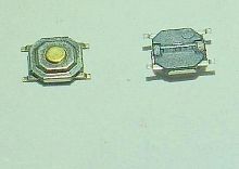 Микрокнопка а.магн. №61 5,2х5,2 мм ручка=0,5 мм 4 pin SMD