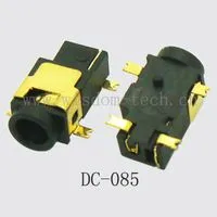  SMT DC-085 3,4*0,8mm 4pin  11*6 Gold